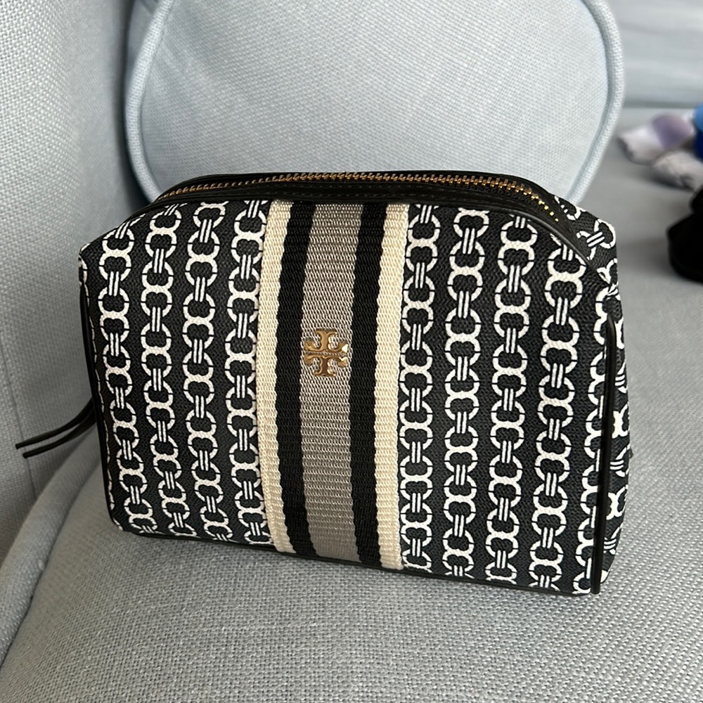 Brand new Tory Burch small cosmetic case